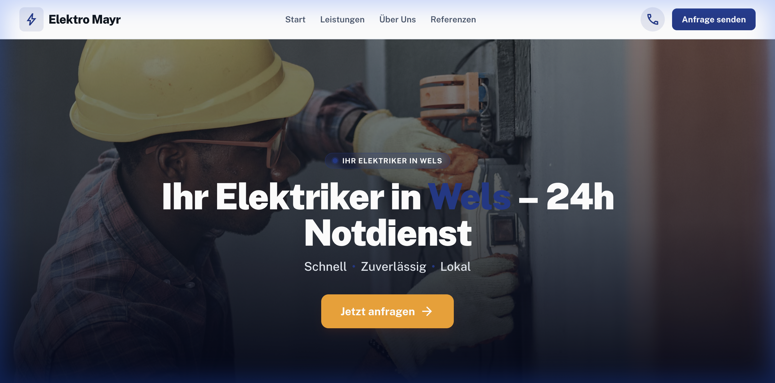 Elektriker Webseite
